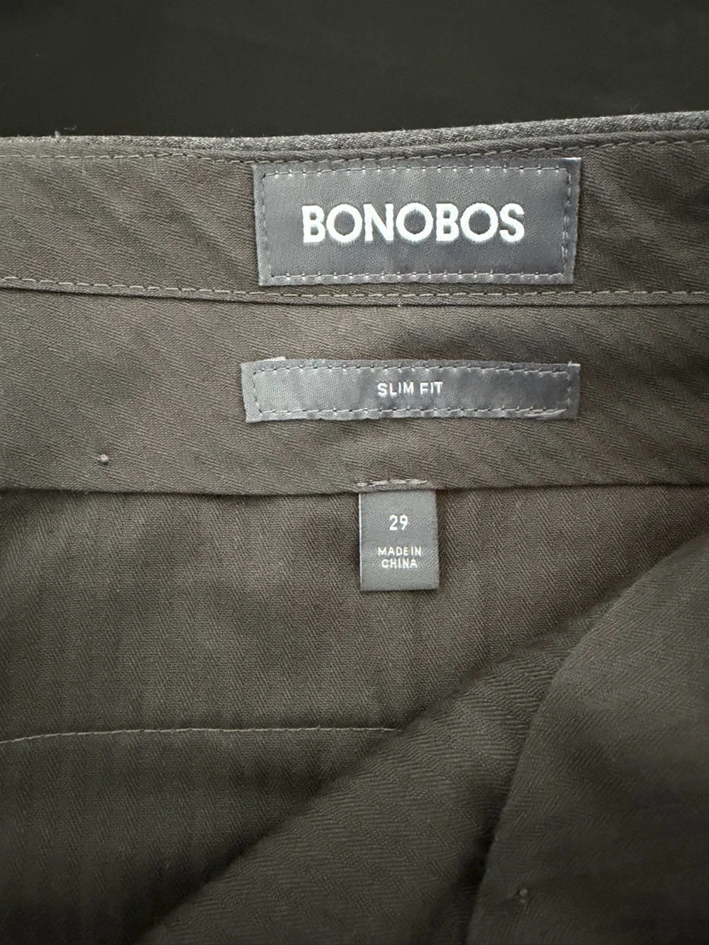 Bonobos Jetsetter Gray Two-Button Men's Suit